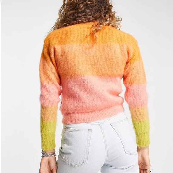 Free People Cozy Wool Blend Sweater in Autumn Sky XS - Picture 3 of 12